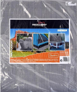 Redcliffs Afdekzeil Grijs - 3 x4 meter