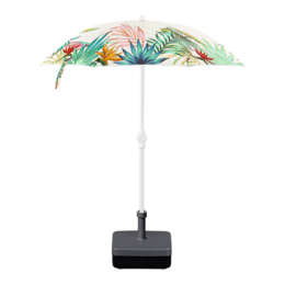 Strandparasol Tropical bladeren 180 cm - Beige