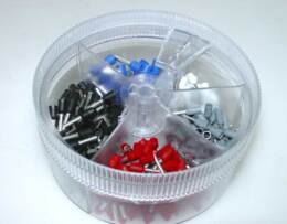 Adereindhulzen, geisoleerd, assortiment.