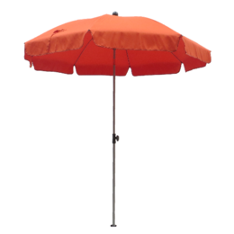 Parasol terracotta 200/176cm hoogte 225cm