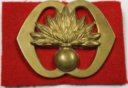 Baret Embleem garde grenadiers Mist oog aan de achterkant.