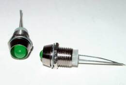 LED houder metaal, inc. 5mm LED, 3 stuks
