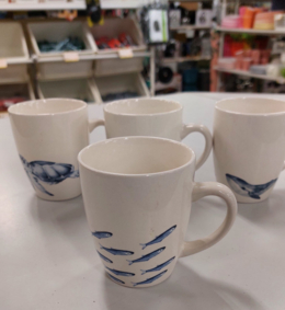 Decoratie koffie kop haring 200 ml