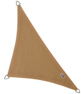 Nesling Schaduwdoek driehoek 5 x 5 x 710 cm Zand