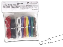 Montagedraad assortiment, harde kern 60 meter (KMOWM)