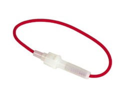 Draadzekeringhouder voor 5x20 mm zekeringen.