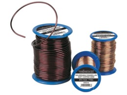 Wikkeldraad, geemailleerd, klossen div. diameters