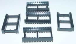 24 pins IC voeten, buis van 20 stuks.
