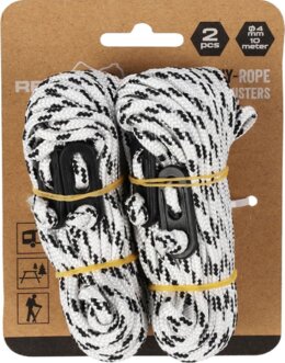 Redcliffs  tent scheerlijn met spanners  - 4 mm x 10 meter -