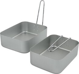 Mestin - Pannenset - Gamelle - 2-Delig - Aluminium