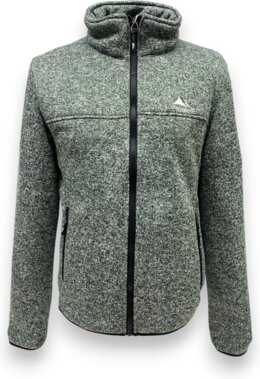 Nordberg Fred fleece vest fluffie gevoerd HERBAL GREEN
