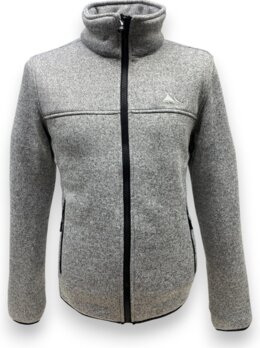 Nordberg fred fleece vest fluffie gevoerd Grey melange