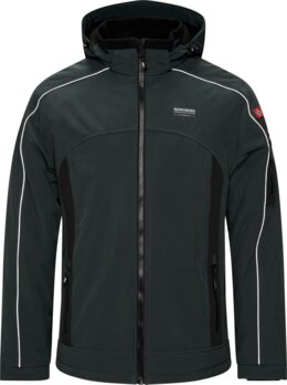 Nordberg Ole softshell winterjas forest groen
