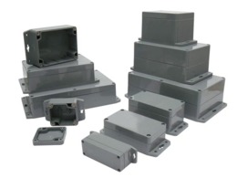 WATERBESTENDIGE ABS-BEHUIZING MET MONTAGEFLENS 115x65x55mm (G308MF)