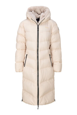 NORDBERG - Hilary long puffer jack- Ecru