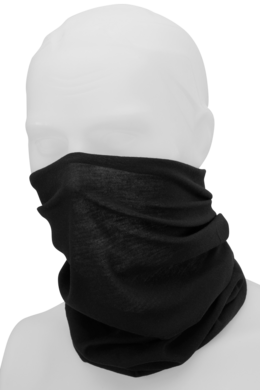 Kolsjaal Face wrap zwart