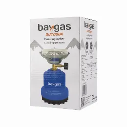 Noodpakket - Camping kookstel metaal blauw