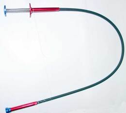 Pick-up tool met grijper en magneet.