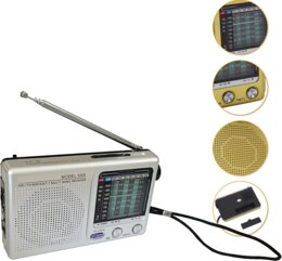Noodradio - op batterijen - Multiband Radio – FM/AM/SW 1-7