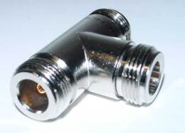 AMPHENOL, N, T adapter, female, 50 Ohm.
