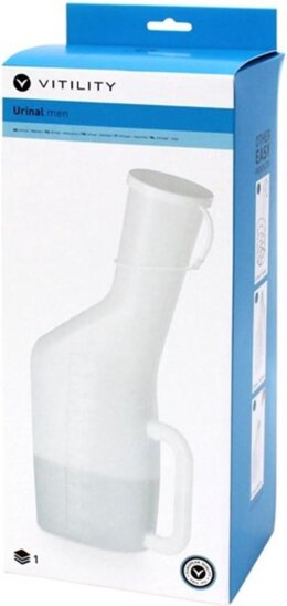 VITILITY Urinaal - Plasfles - man
