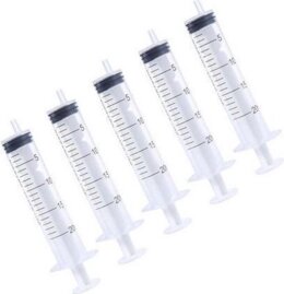 Injectiespuit Zonder Naald - 20ml - 5 Stuks
