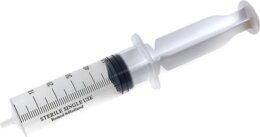 Injectiespuit, kunststof, 50/60 mL luer