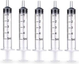 Injectiespuit Zonder Naald - 5ml - 5 Stuks