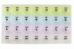 Pillendoos 7 dagen 4 vakken