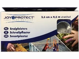 Afscheurbare, zelf hechtende pleister blauw