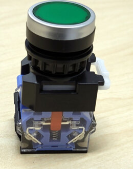 Drukschakelaar groen