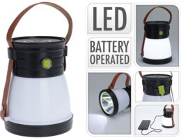 Camping lamp oplaadbaar met mobiel oplaad functie