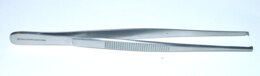 Pincet met enkele tand, 160mm.