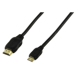 HDMI naar HDMI mini, verguld. 1,5 Mtr