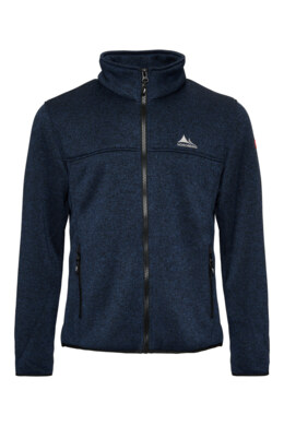 Nordberg fred fleece vest - jas  fluffie gevoerd Navy melange