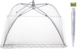 Vliegenkap - Set van 2 stuks - Voedsel afdeknet - 30cm - Opvouwbaar