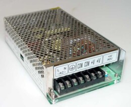 Voeding, 24Volt-6,5Amp, MEANWELL.