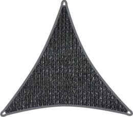 Coolaroo schaduwdoek driehoek 6,5x6,5x6,5m graphite