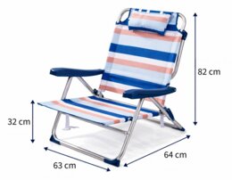 Opvouwbare Strandstoel ( alleen te koop in onze winkel)
