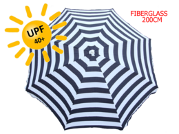 Parasol TC, Knik  5mm stok  fiberglas ,UV40 , 200cm