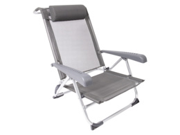 Bo-Camp - Strandstoel - Saint-Tropez - grijs