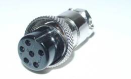 Microfoon plug 6 polig.