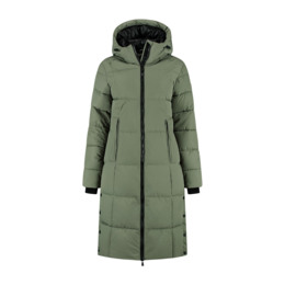 Elea dames Winterparka Light green Sizes: 36 - 50