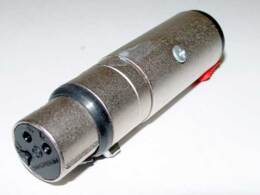 XLR adapter Fem naar 6mm jack Fem.
