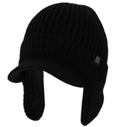 HEATKEEPER MEN THERMAL TRAPPER HAT KNITTED
