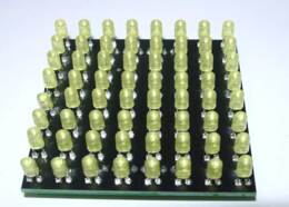 LED Matrix printje 64 oranje LEDS