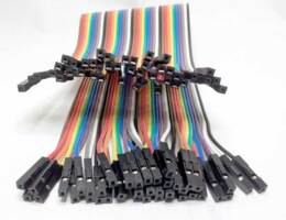 Breadboard flat cable. female-female