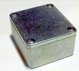 Aluminium behuizing 64x58x35mm