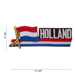 Holland embleem wapperende vlag