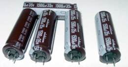 NICHICON elco's 1500uF-35Volt 5 stuks